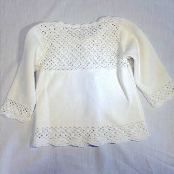PLEASE Mum white cardigan. Size 18 months. - Picture 2 of 5